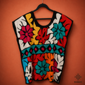 Blusa Tuxtepec fondo negro