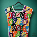 Blusa Tuxtepec fondo Blanco