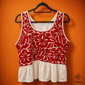 Blusa diseño Tuxtepec color Rojo