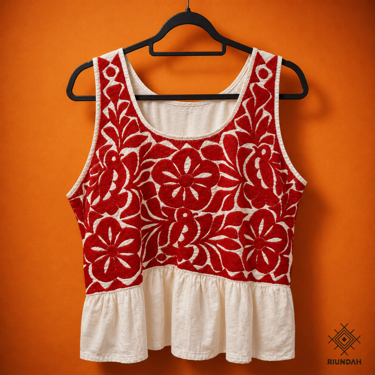 Blusa diseño Tuxtepec color Rojo