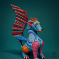 Caballo Azul con Alas