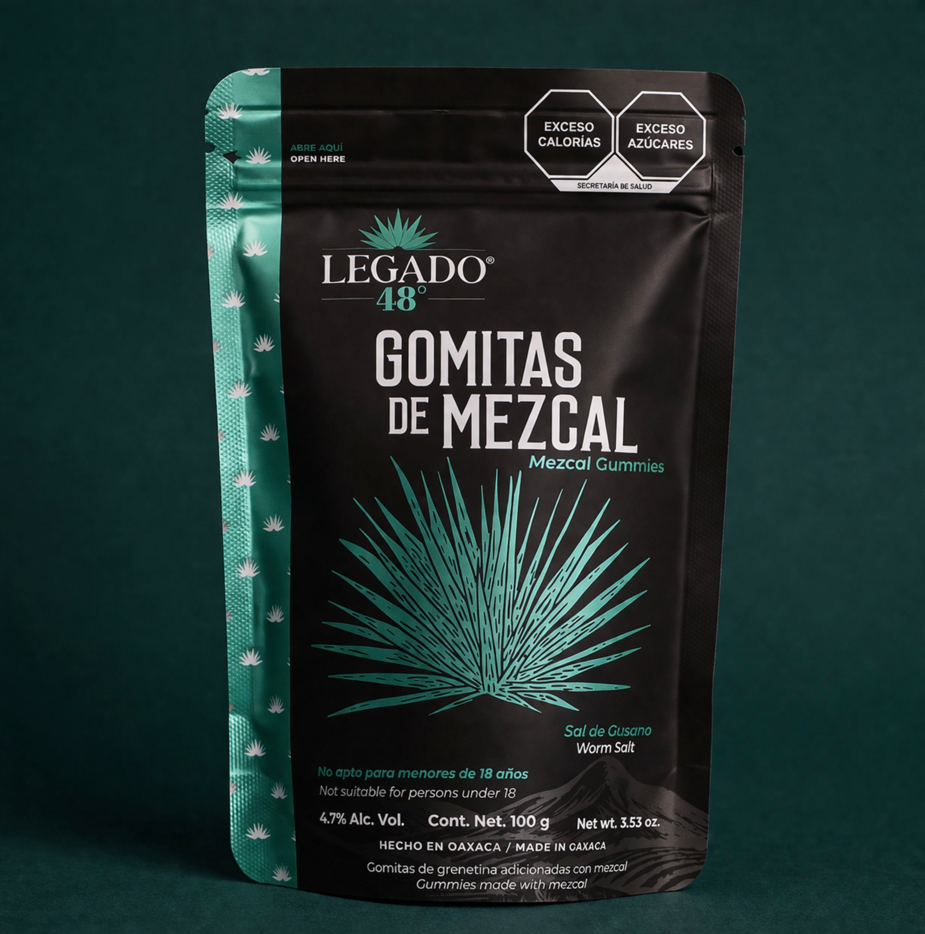 Gomitas de Mezcal sabor Sal de Gusano