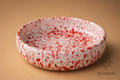 Plato rojo de barro