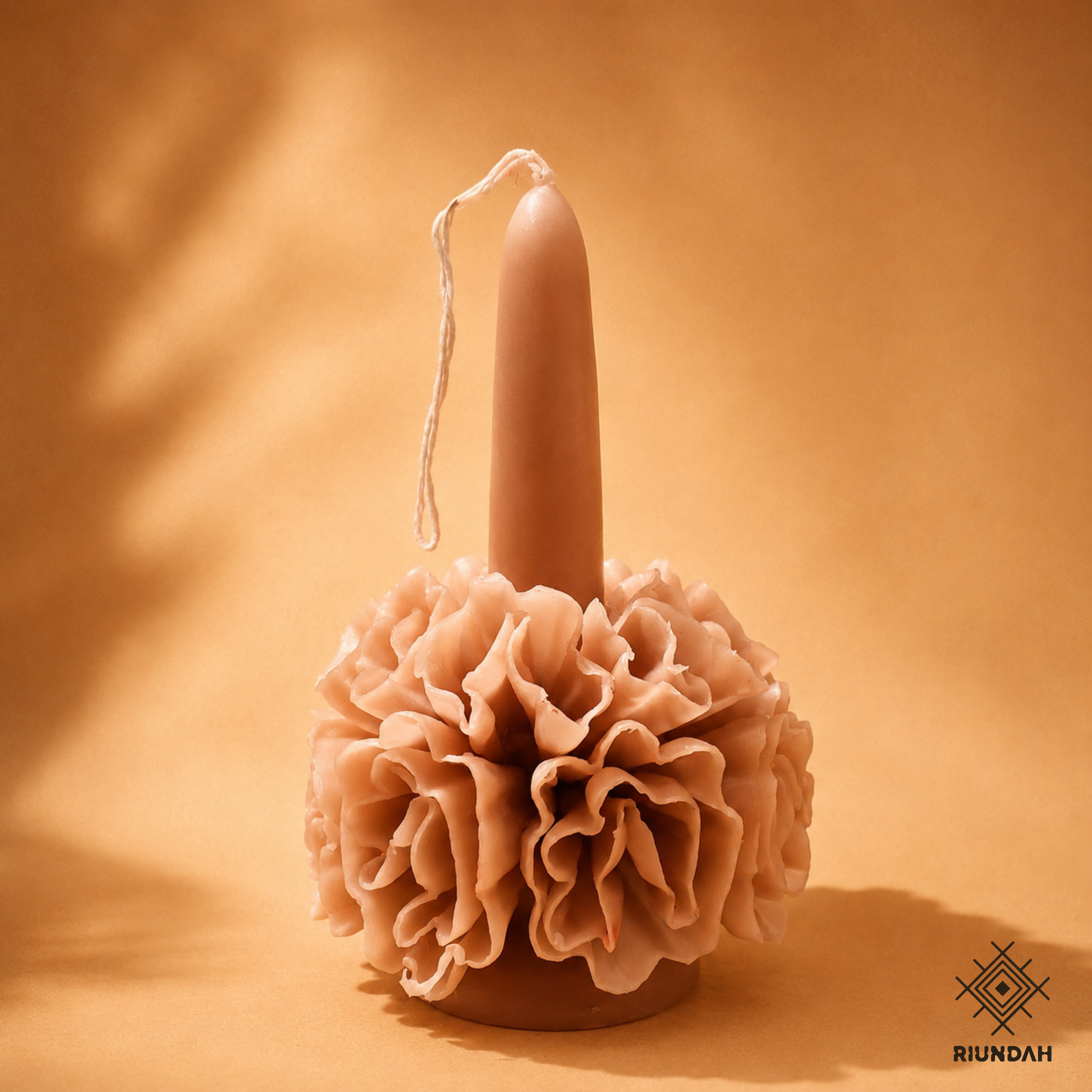 Vela Beige pequeña