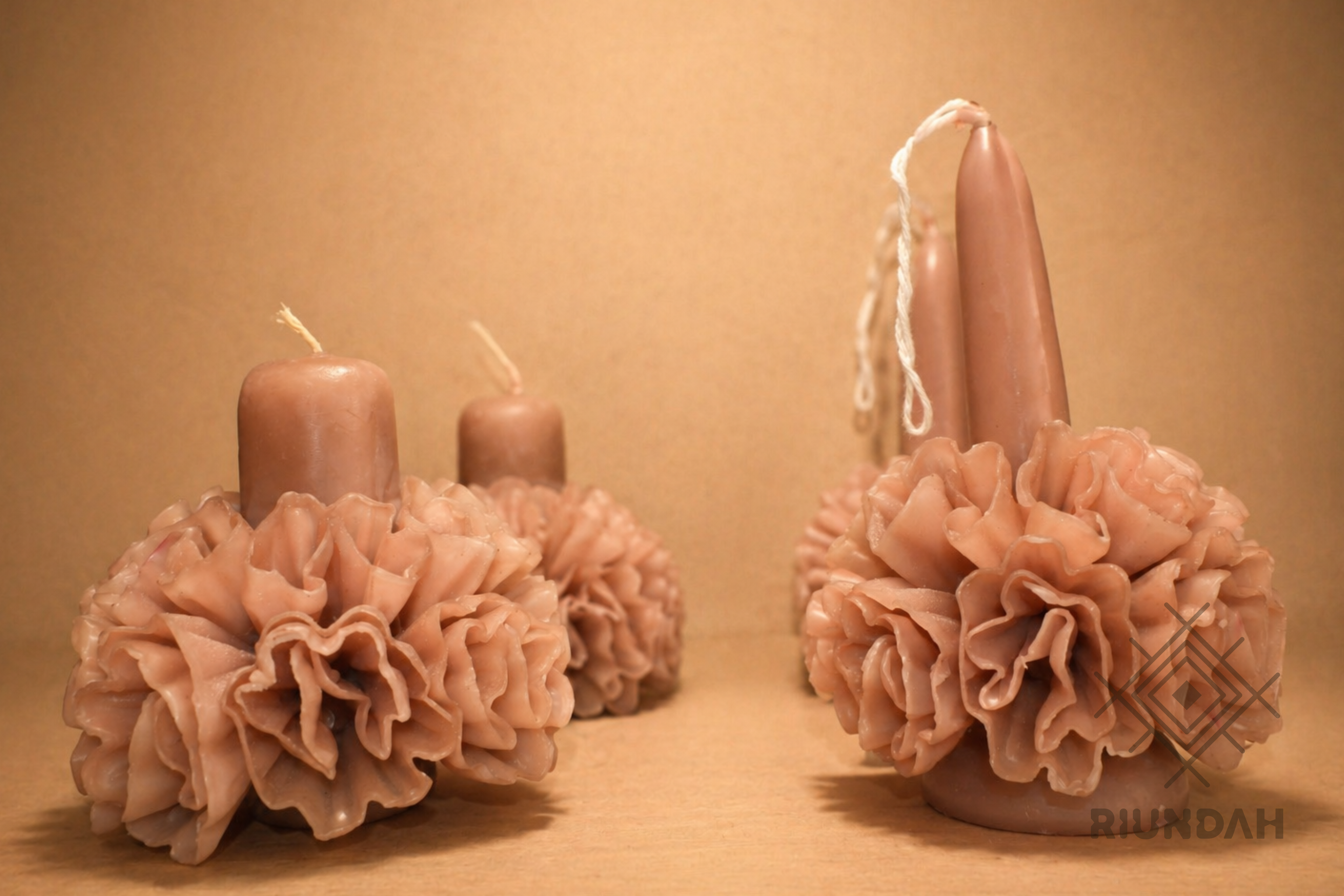 Velas de flores