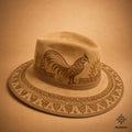 Sombrero de Gamuza Color Beige