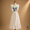 Vestido Blanco de Jalapa de Díaz