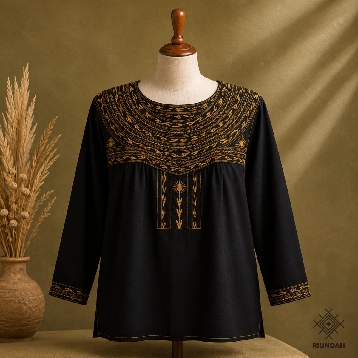 Blusa Alotepec Negra