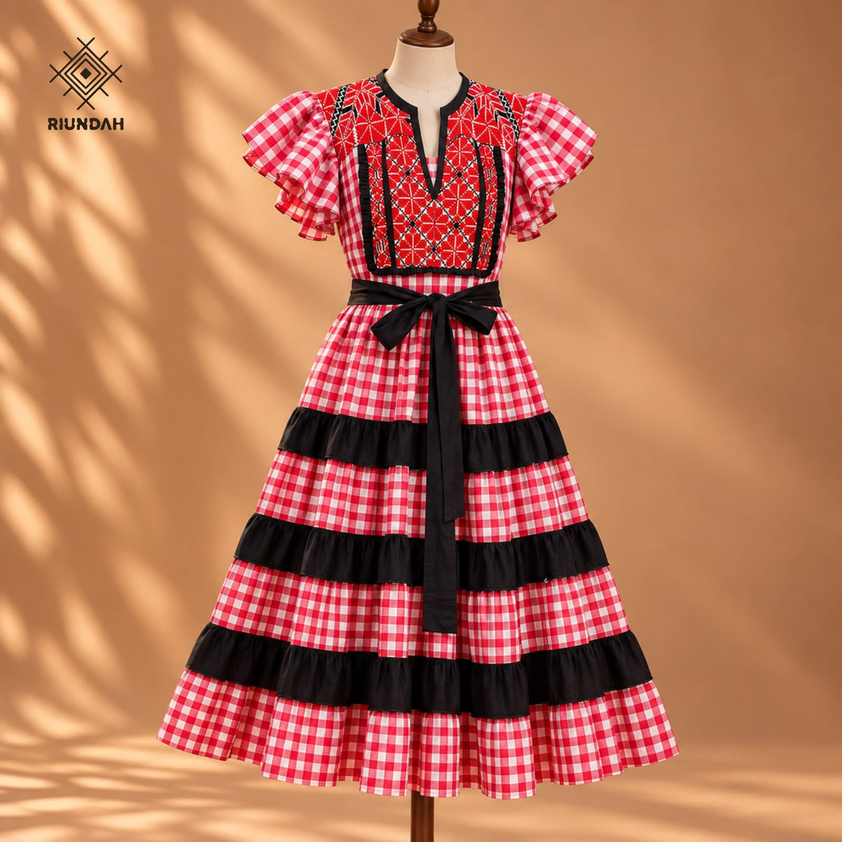 Vestido Bordado de San Vicente Coatlán